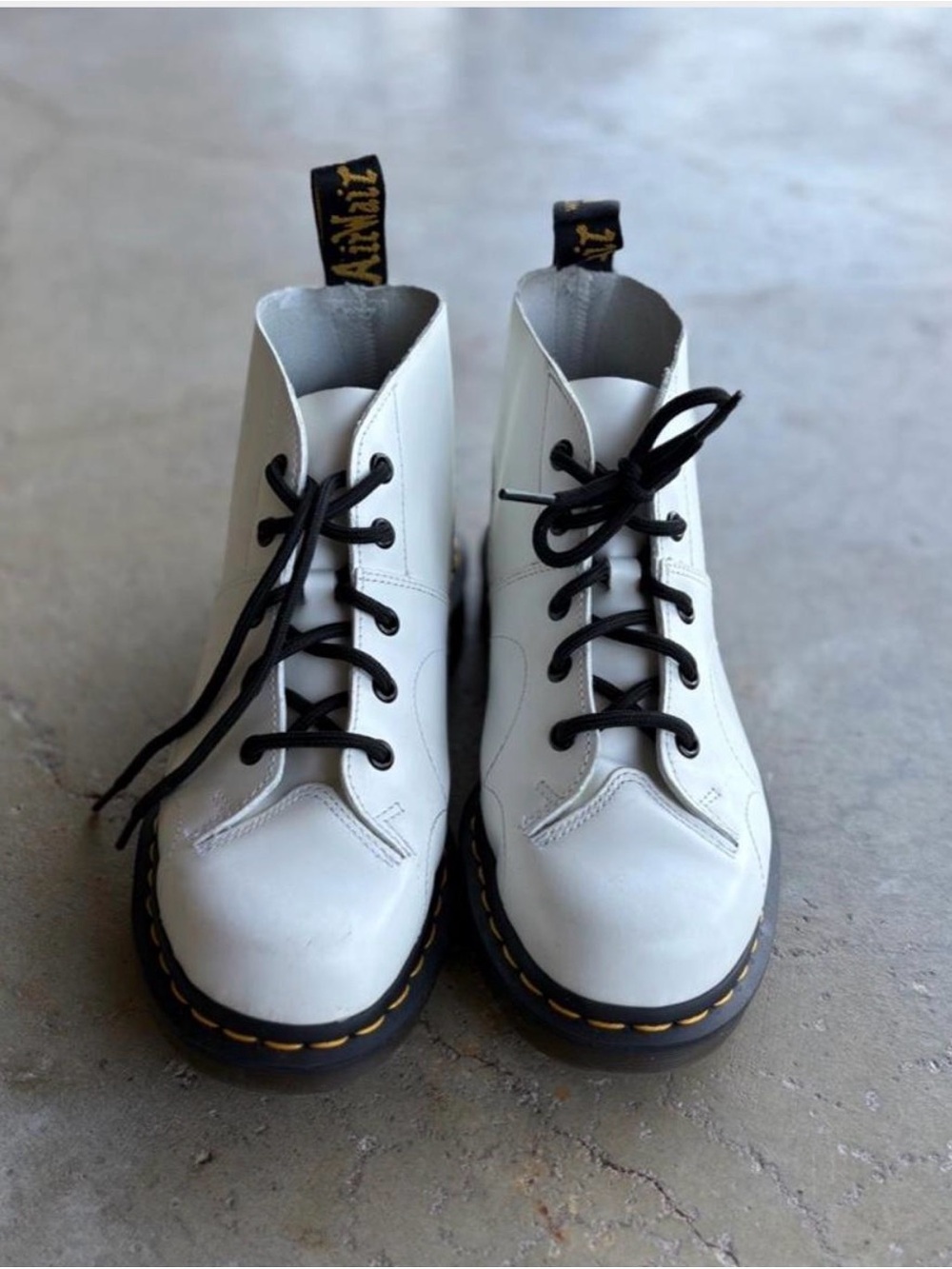 Doc Marten Church White Monkey Boots 7UK/9US Excellent Condition